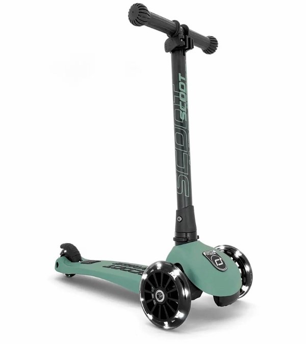 Scoot & Ride HighwayKick3 LED Scooter - Forest