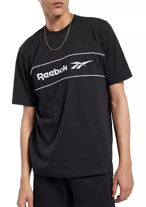 Short Sleeve Linear Graphic T-Shirt