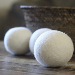 Wool Dryer Balls by Smart Sheep 6-Pack, XL Premium Reusable Natural Fabric Softener