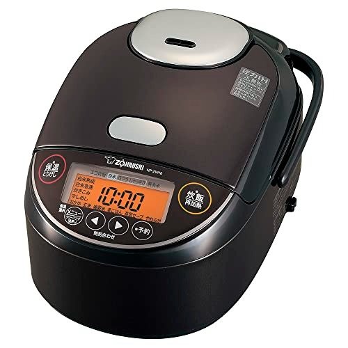 电饭煲 5.5合 压力IH式 极致烹饪 黑色圆形厚锅 保温30小时 深棕色 NP-ZW10-TD