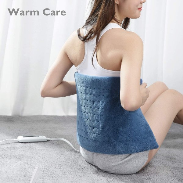 Heating Pad for Back Pain, Neck and Shoulders and Cramps, Large 12" x 24"
