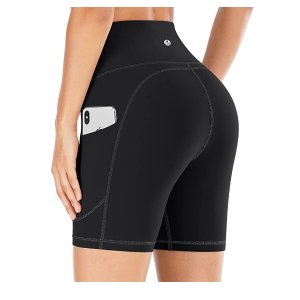 IUGA Workout Shorts for Women with Pockets High Waisted Biker Shorts for Women Yoga Shorts Running Shorts