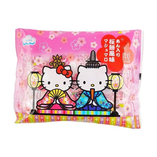 EIWA Hello Kitty Sakura Flavor Marshmallows 4.06 oz