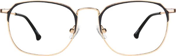 Gold Geometric Glasses #3220321 | Zenni Optical Eyeglasses