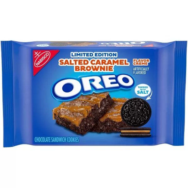 Limited Edition Salted Caramel Brownie Sandwich Cookies Family Size - 12oz