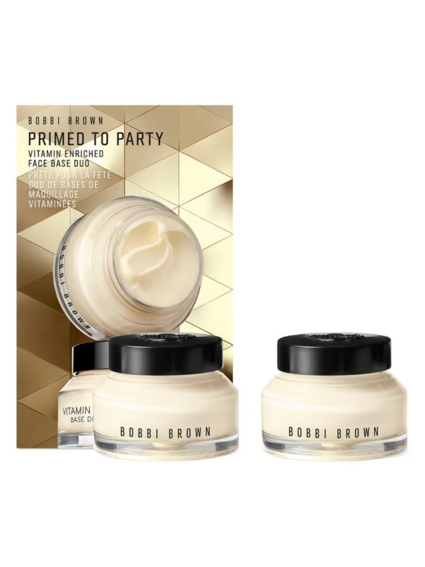 Vitamin-Enriched Face Base Primer Moisturizer Duo with Vitamin C + Hyaluronic Acid