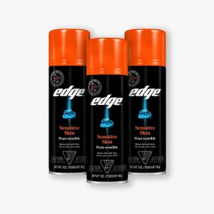 Edge Shave Gel for Men Sensitive Skin with Aloe 7oz 3 Pack