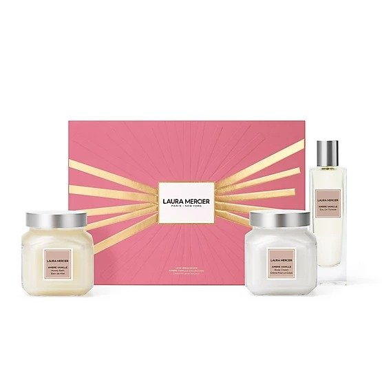 Luxe Indulgence Ambre Vanille Bath & Body Gift Set | Laura Mercier