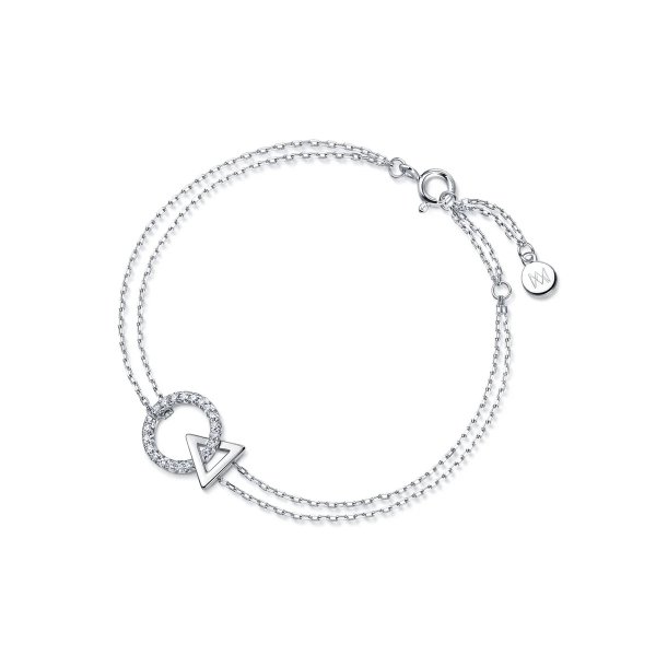 EMPHASIS 18K White Gold Bracelet - 91339B | Chow Sang Sang Jewellery