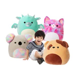 限今天：Costco 16-24英寸 Squishmallow 毛绒玩具可爱到犯规