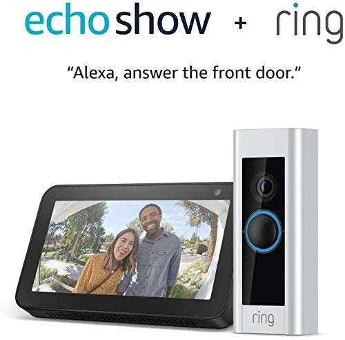 Ring Video Doorbell Pro with Echo Show 5 (Charcoal)