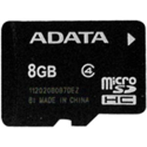 ADATA 8GB microSDHC Class 4 Secure Digital高容量存储卡