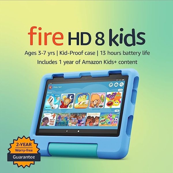 Fire 8 Kids tablet 32 GB, Blue