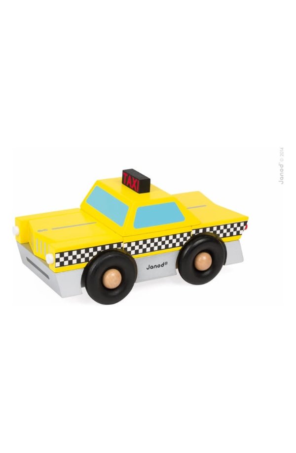 Taxicab 9-Piece Magnetic Assembly Toy