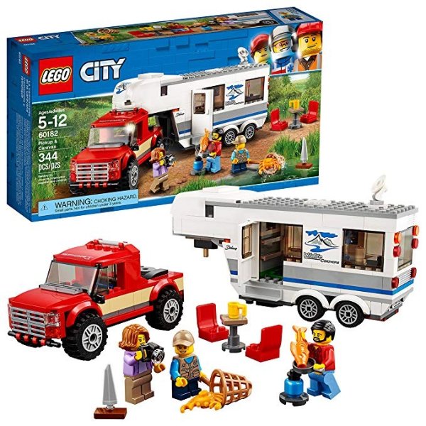 City Pickup & Caravan 60182 Building Kit (344 Piece)