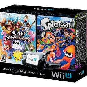 Splatoon And Smash Bros Wii U Deluxe Bundle