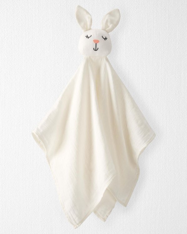 婴儿有机棉小兔纱布巾
