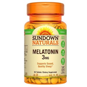 Sundown Naturals Melatonin 3 mg, 60 Tablets