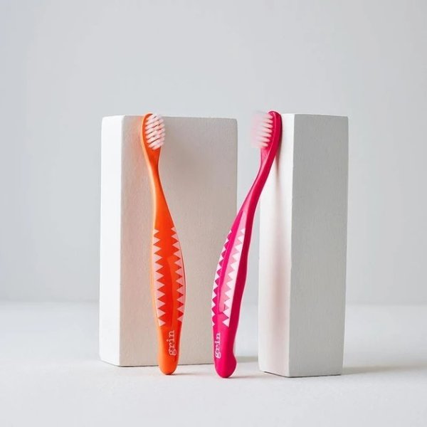 GRRR-IN! Kids Bio Toothbrush - 2 Pack