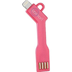 Acesori GoConnect 苹果小口转USB接口钥匙链 (3色可选)