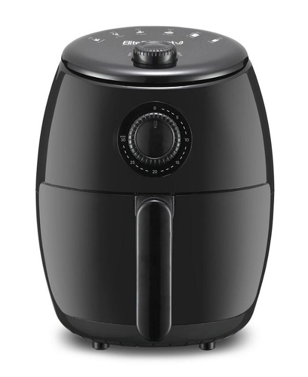 Elite by Maxi-Matic 2.1-Qt. Hot Air Fryer with Adjustable Timer and Temperature
