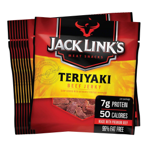 Jack Link’s Beef Jerky 20 Count Multipack, Teriyaki, 20, .625 oz. Bag