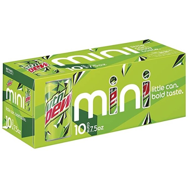 迷你Mountain Dew汽水 7.5oz 10罐