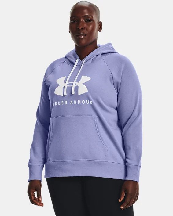 Women's UA Rival Fleece Sportstyle Graphic Hoodie 女款运动卫衣