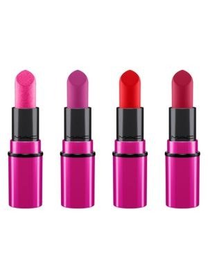 MAC - Shiny Pretty Things Party Favours Mini Lipsticks: Bright Four-Piece Set