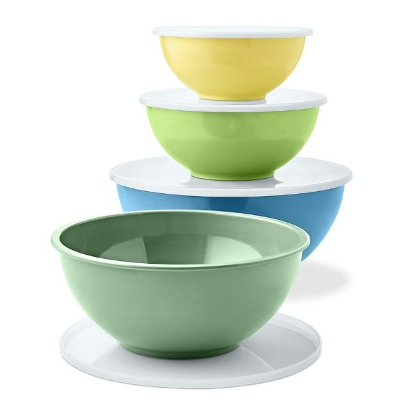Hello Sunshine 8-Piece Mixing Bowls & Lids Set, Created for Macy's