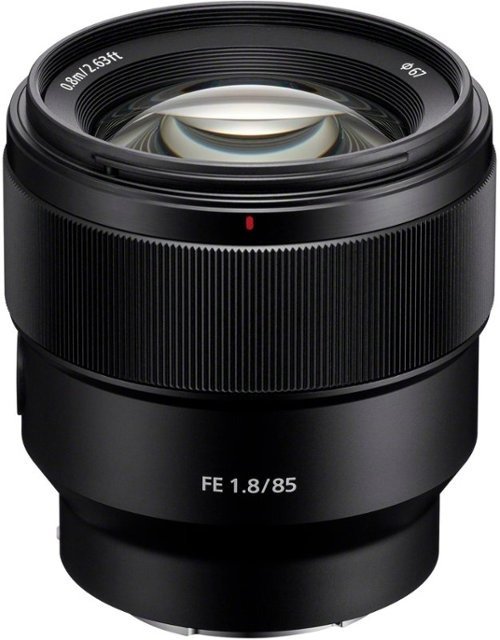 - FE 85mm f/1.8 Telephoto Lens forE-mount - Black