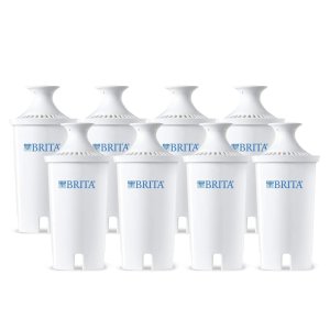 Brita Standard Water Filter, Standard Replacement Filters for Pitchers and Dispensers, BPA Free, 8 Count