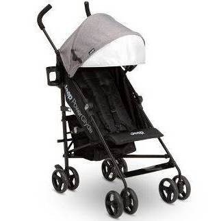 Hauck Sport T13 Lightweight Compact Foldable Stroller Pushchair with UV  Protected Canopy and Swiveling and Lockable Front Wheels, Charcoal Stone