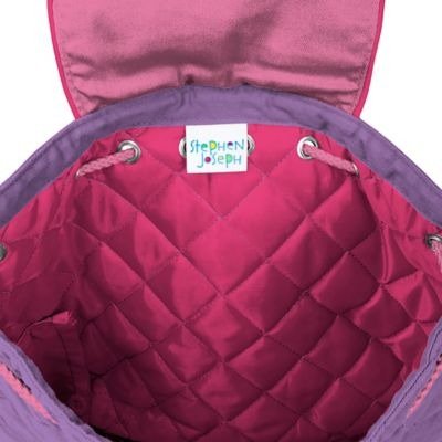 ® Princess Bear Quilted Backpack in Purple