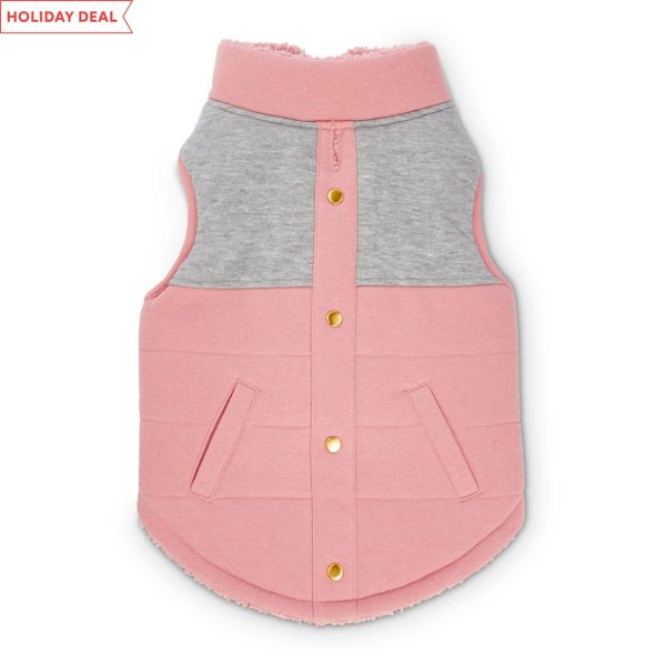 Pink Colorblocked Dog Vest, XX-Small | Petco