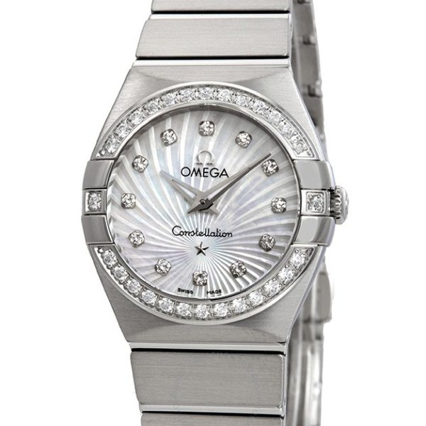 Constellation Mother of Pearl Diamond Dial Ladies Watch