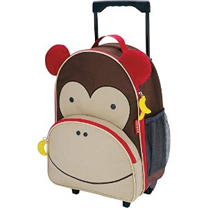 Skip Hop Kids Luggage With Wheels, Monkey @ Amazon