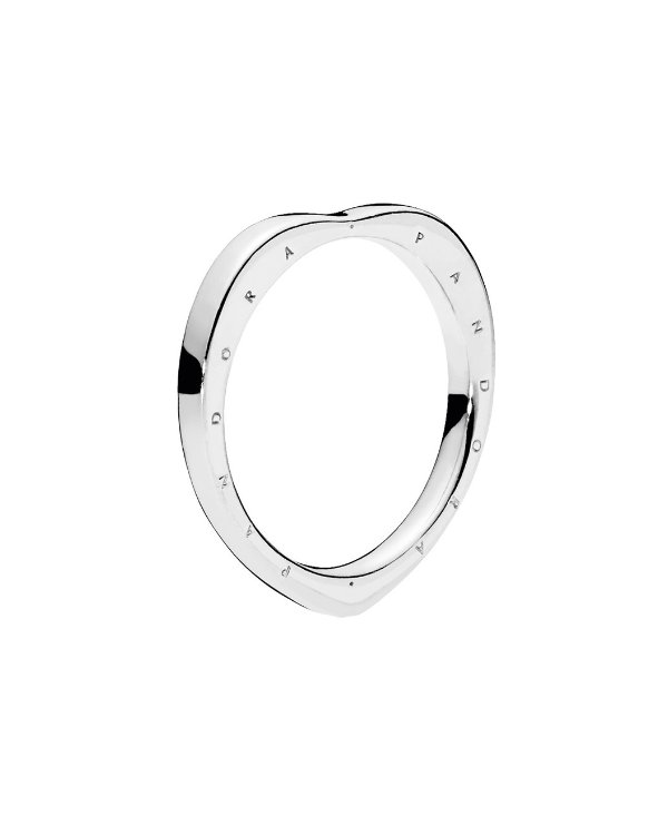 Silver Signature Arcs of Love Ring