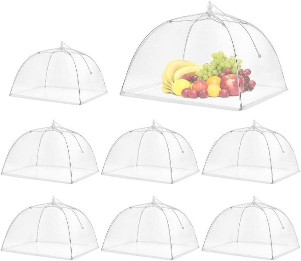 SPANLA Pop-Up Mesh Screen Food Cover Tent Umbrella