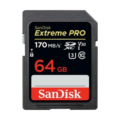 64GB Extreme PRO SDXC Memory Card