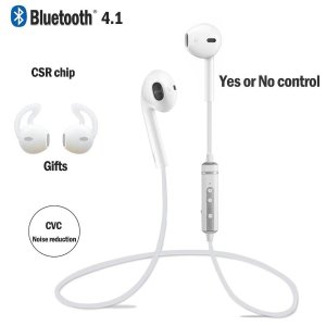 luetooth V4.1 Wireless Stereo Bluetooth Earphones Headsets Earbuds with Apt-x /CVC6.0 Noise Cancellation