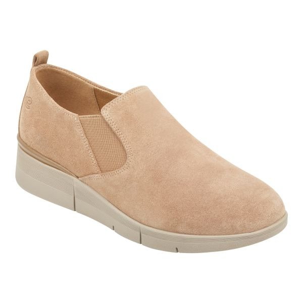 Plum Casual Shoes - Taupe Suede