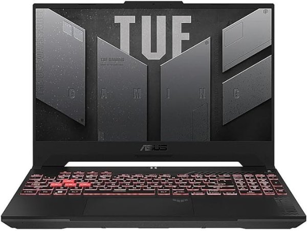 TUF Gaming A17 (2023) Gaming Laptop, 17.3” FHD 144Hz Display, GeForce RTX 4060, AMD Ryzen 7 7735HS, 16GB DDR5, 1TB PCIe 4.0 SSD, Wi-Fi 6, Windows 11, FA707NV-ES74