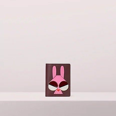 兔子双折卡包