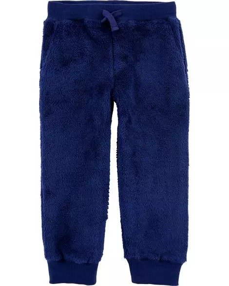 Pull-On Fuzzy Joggers