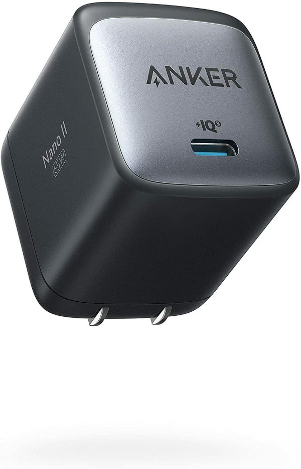 Nano II 65W GaN II PPS Fast Wall Charger USB C Adapter for MacBook iPhone