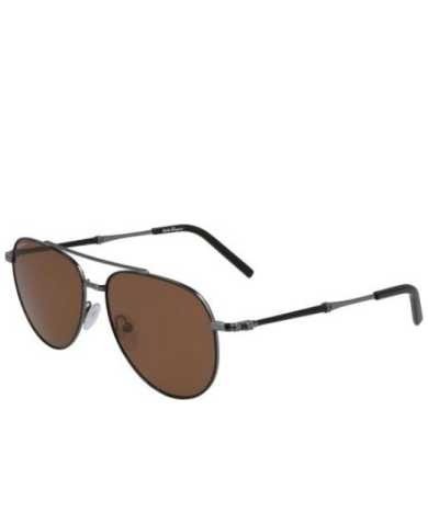 Ferragamo Men's Black Aviator Sunglasses SKU: SF226S-021 UPC: 886895438261