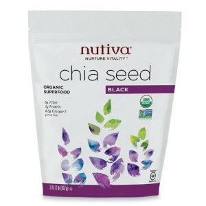 Nutiva Organic Black Chia Seeds, 32-oz. Bag @ Amazon