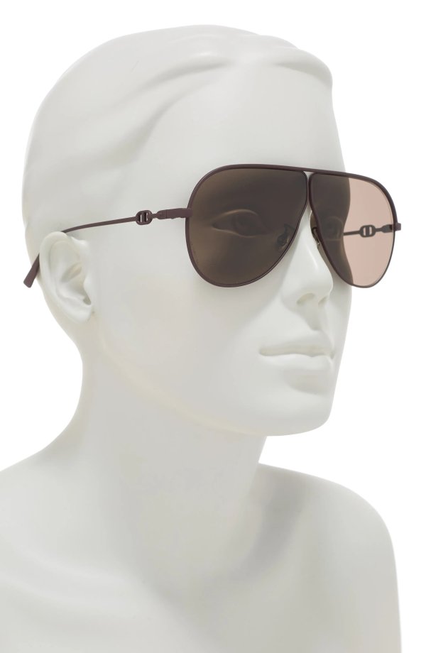 66MM Aviator Sunglasses