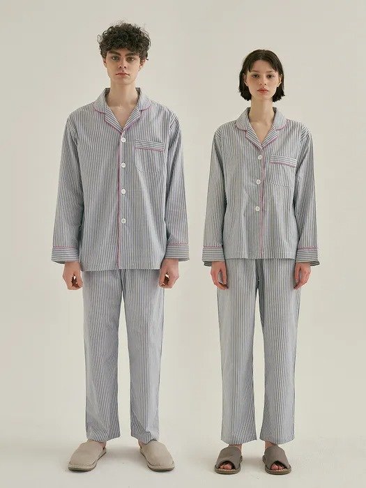 [SET] Couple Blue Mountains Pajamas